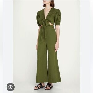 NWT - RHODE Penelope Pant Chive - Size 4